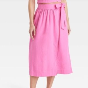 a new day Bright Pink A-Line Skirt